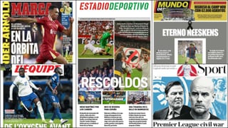 Rescoldos del derbi, el fichaje de Alexander-Arnold, la despedida a Neeskens, Pep Guardiola... las portadas del martes 8 de octubre