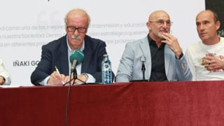 Luis de la Fuente y Del Bosque, unidos por una misma causa