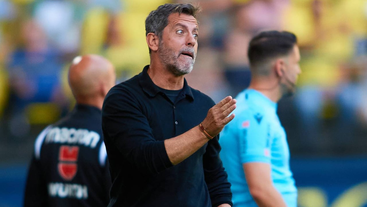 Quique explota contra el árbitro y avisa al Sevilla sobre En-Nesyri