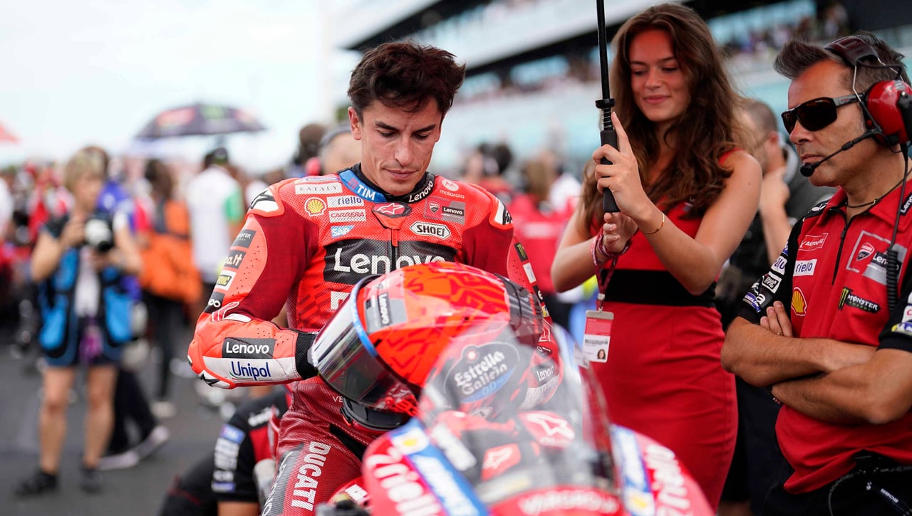 Ducati le da un toque a Marc Márquez por agresivo