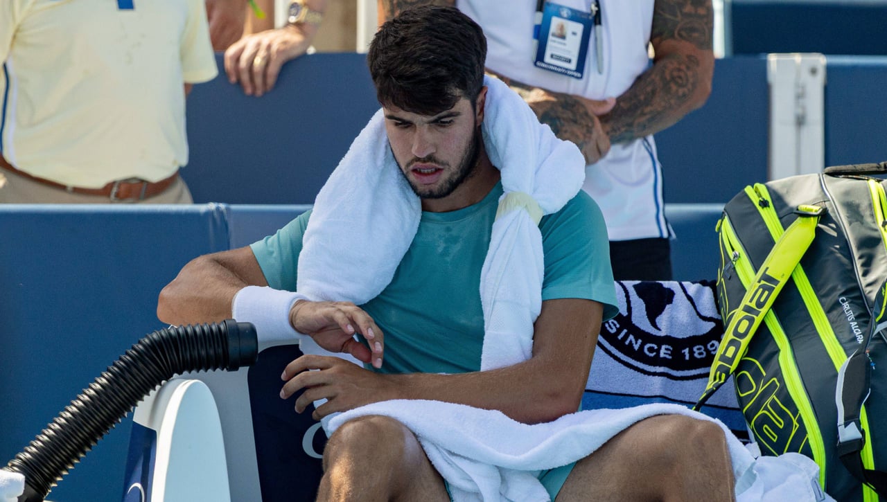 Temor por la caída de Carlos Alcaraz en el US Open