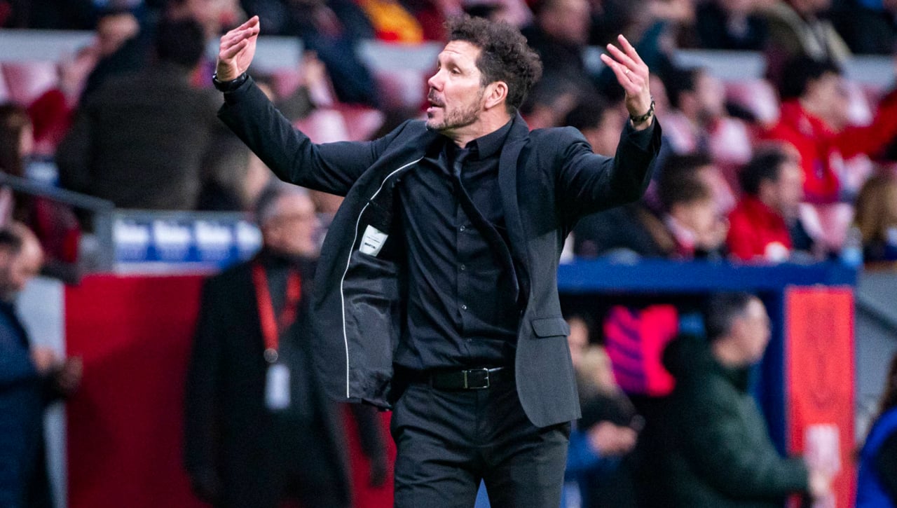Simeone estalla y Quique se queda 'mudo'