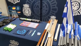 El arsenal que la Policía incautó a los ultras del Betis y el Alavés