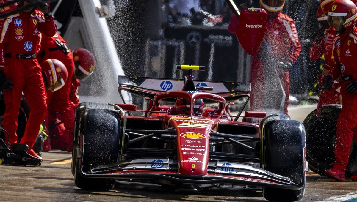 Carlos Sainz admite el problema