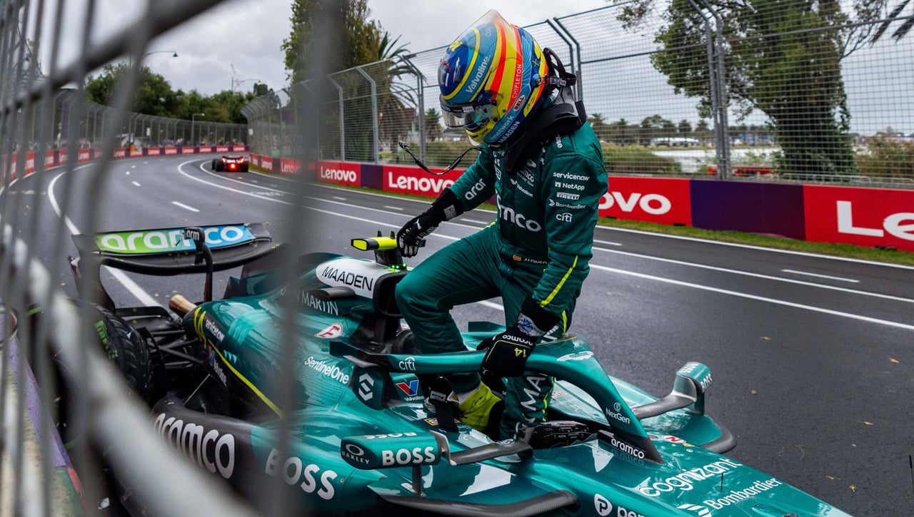 Fernando Alonso se lo deja claro a Aston Martin tras su accidente