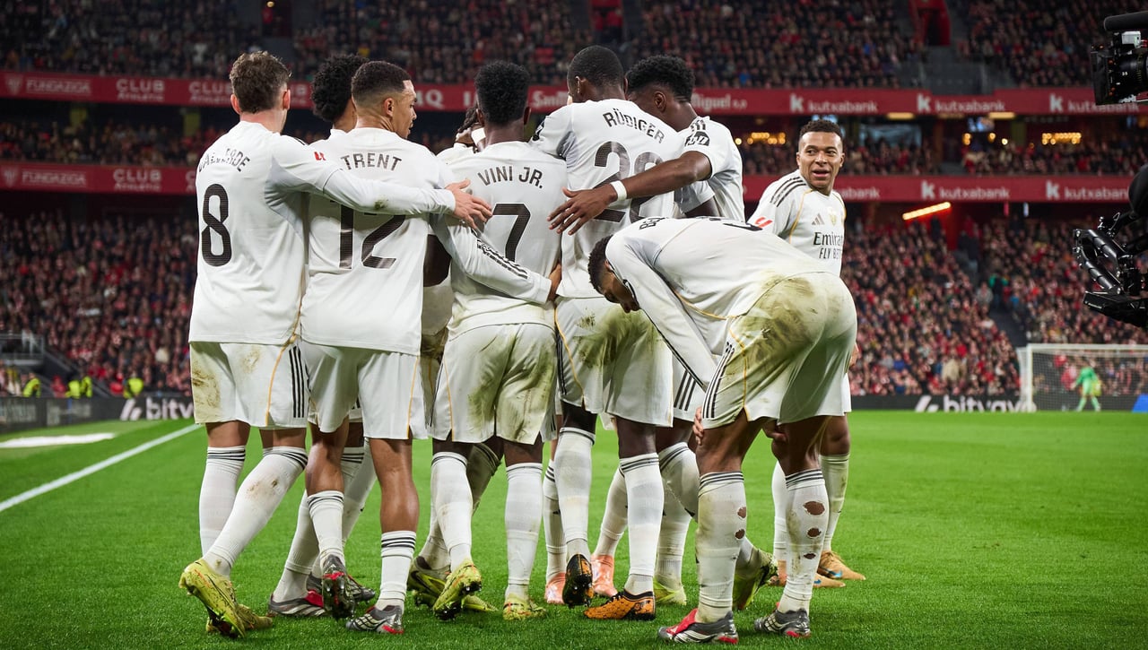 Athletic 0-3 Madrid: Mbappé lidera en San Mamés y devuelve aire a Xabi Alonso