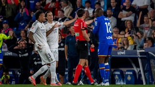 La sanción a Nyom por su tarjeta roja sobre Vinicius