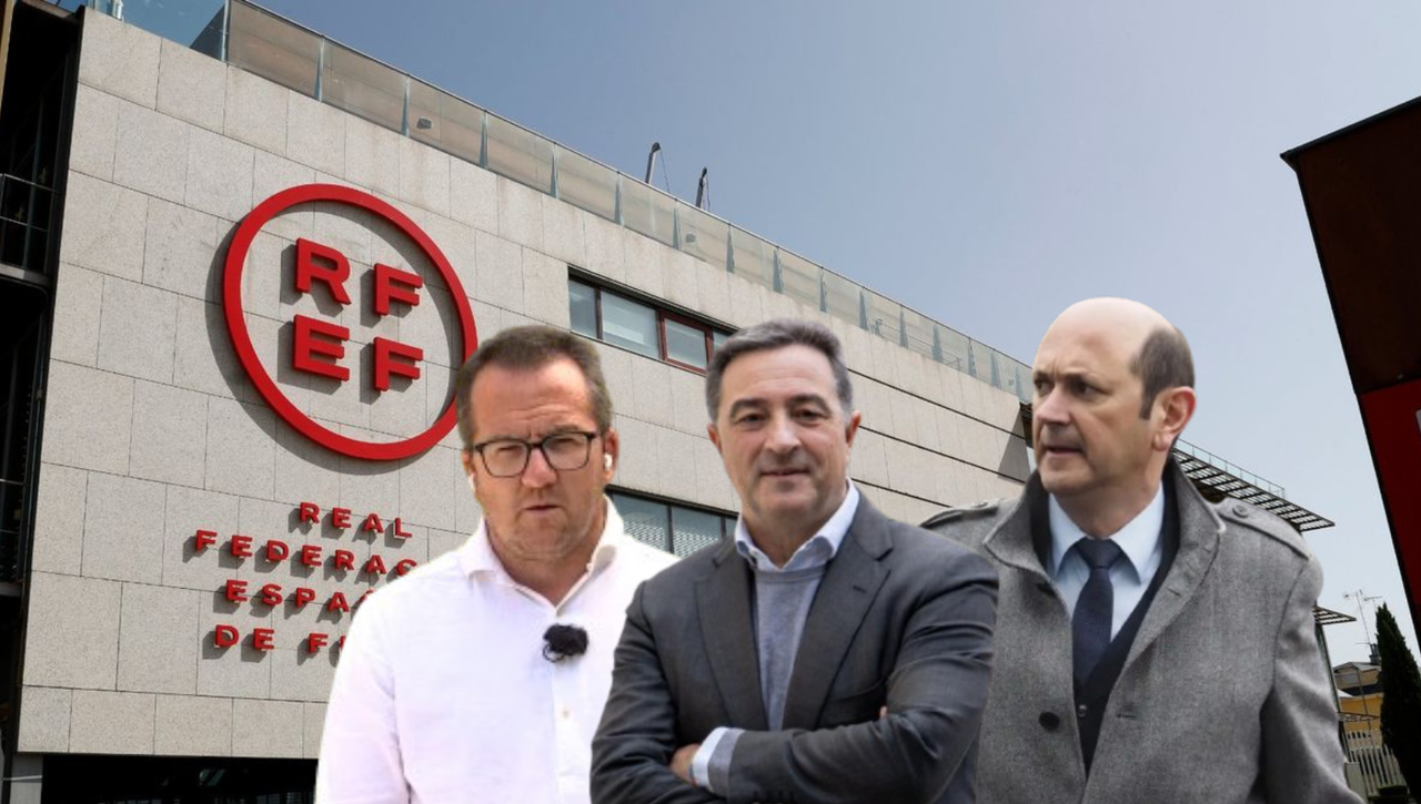 Tres hombres y un destino para la RFEF