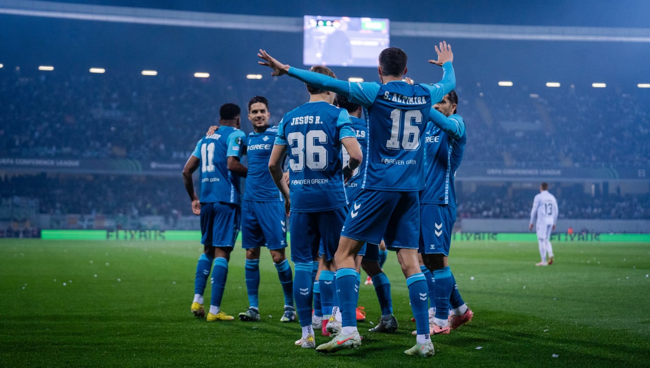 Vitória 0-4 Betis: Exhibición en Guimaraes de 'Os Conquistadores' de La Palmera