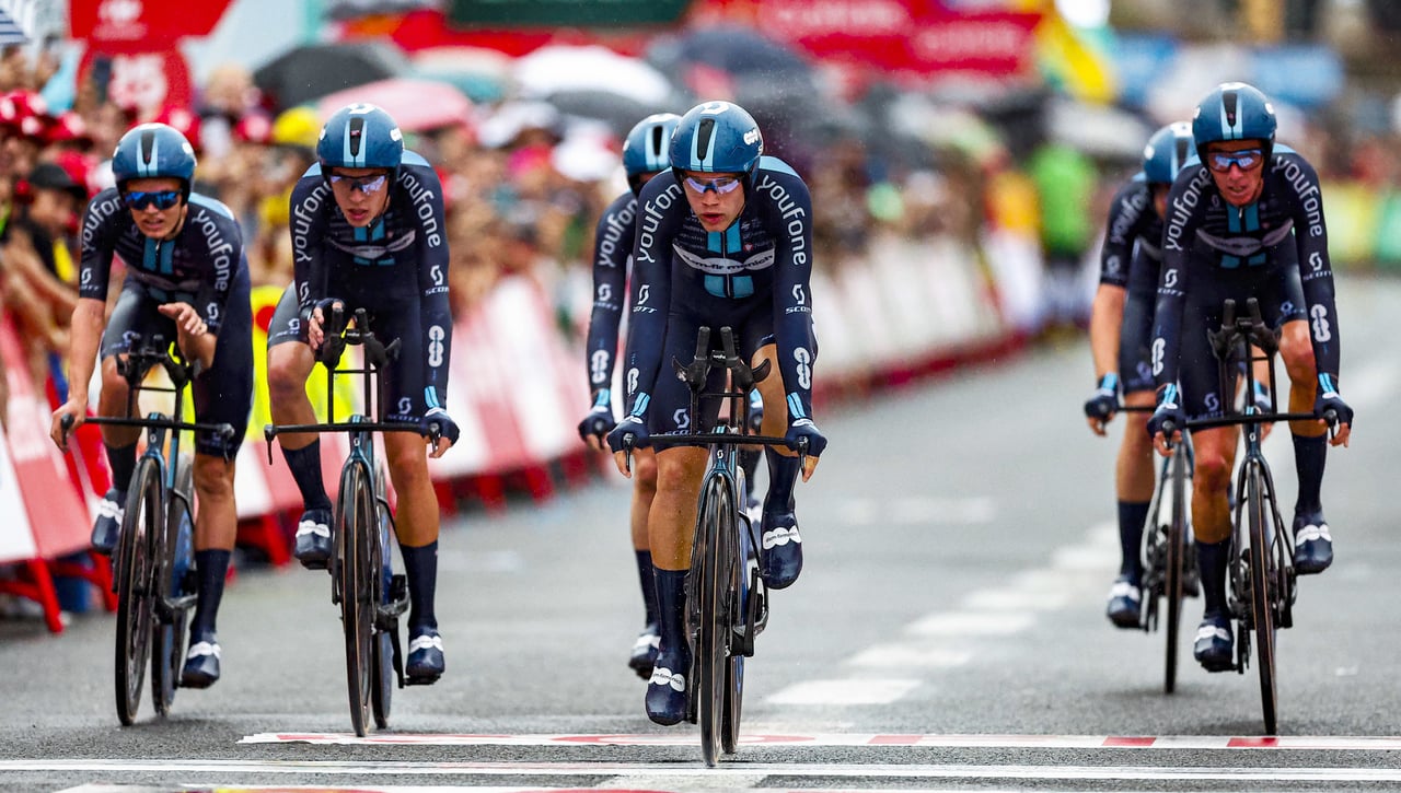 Lorenzo Milesi, primer líder de La Vuelta