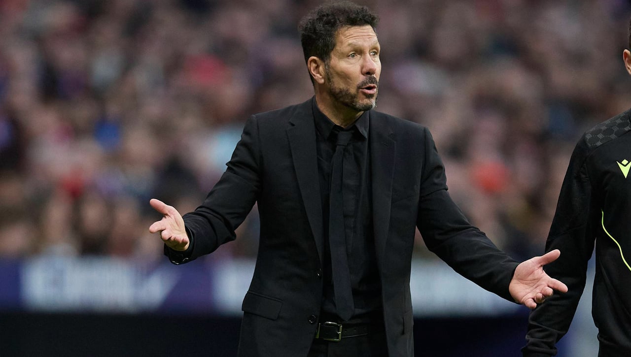Simeone da la razón a los árbitros