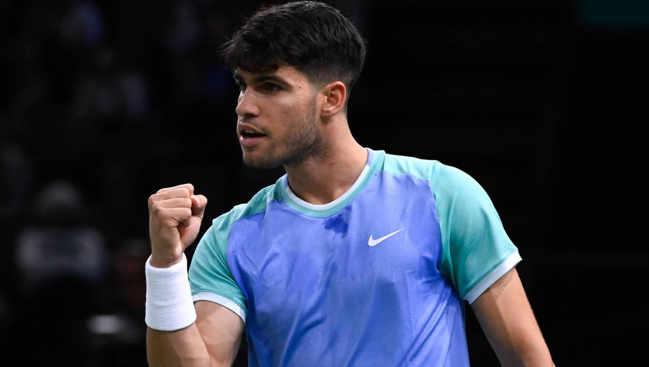 Alcaraz – Humbert : Horario, canal y dónde ver en TV y online el partido de Carlos Alcaraz en el Masters 1000 de París