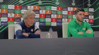 Pellegrini se sincera sobre las opciones del Betis de ganar la Conference League