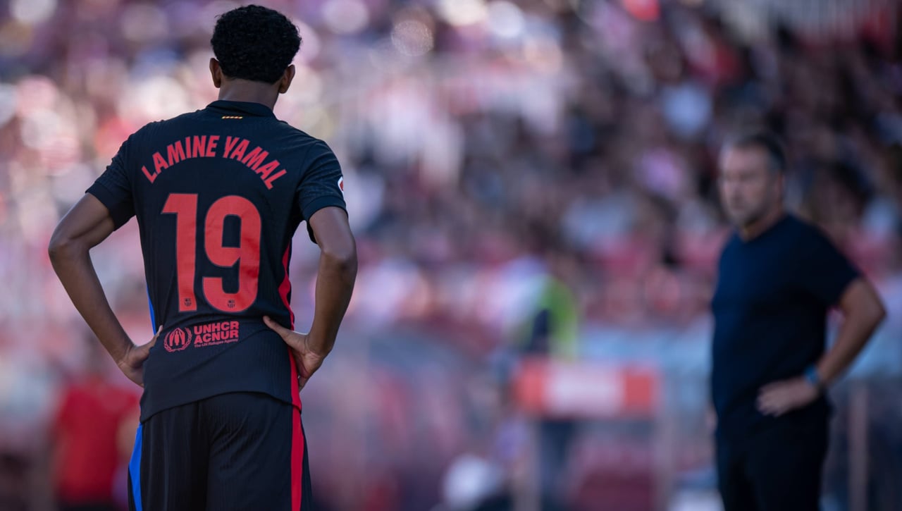 Lamine Yamal responde alto y claro a Hansi Flick