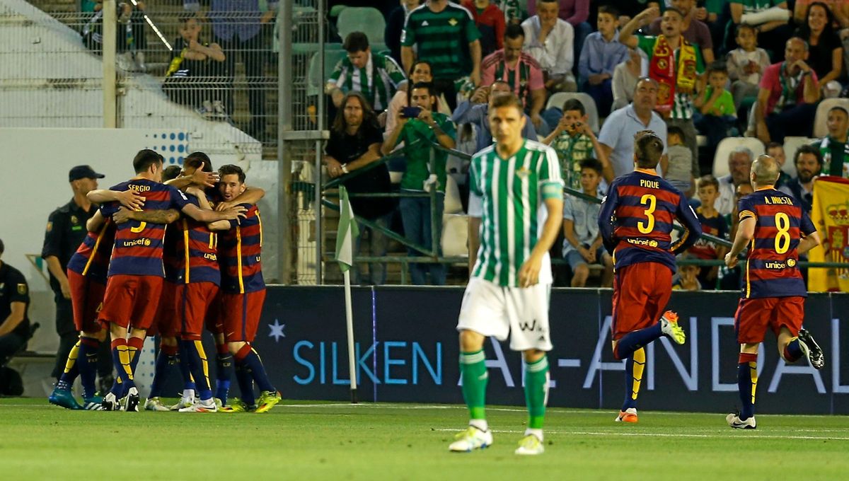 El Betis empieza ya ganando 1-0 al Barça desde la víspera