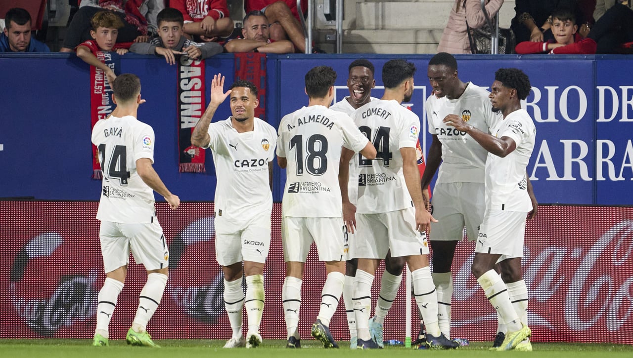 CA Osasuna - Valencia CF: resumen, resultado y goles