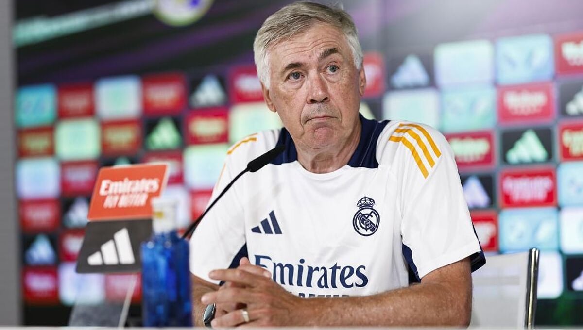 Ancelotti ironiza con el mosqueo del Atlético, habla de Vinícius, Camavinga o Mbappé y analiza el derbi  