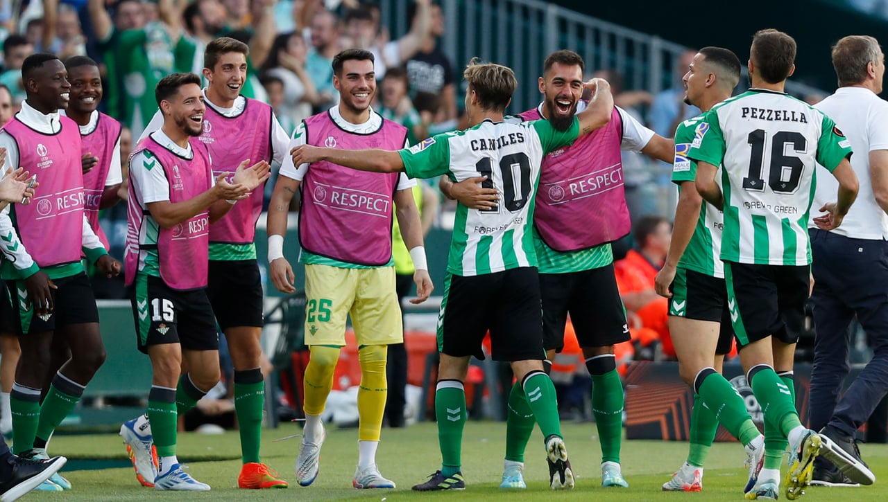 Real Betis 1-1 AS Roma: Canales sintoniza los octavos en la tele búlgara