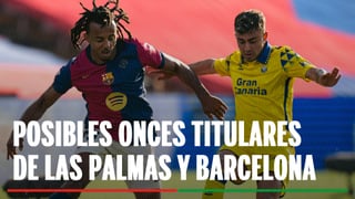 Alineaciones Las Palmas - Barcelona: Alineaciones confirmadas de Las Palmas y Barcelona en la jornada 25 de LaLiga EA Sports