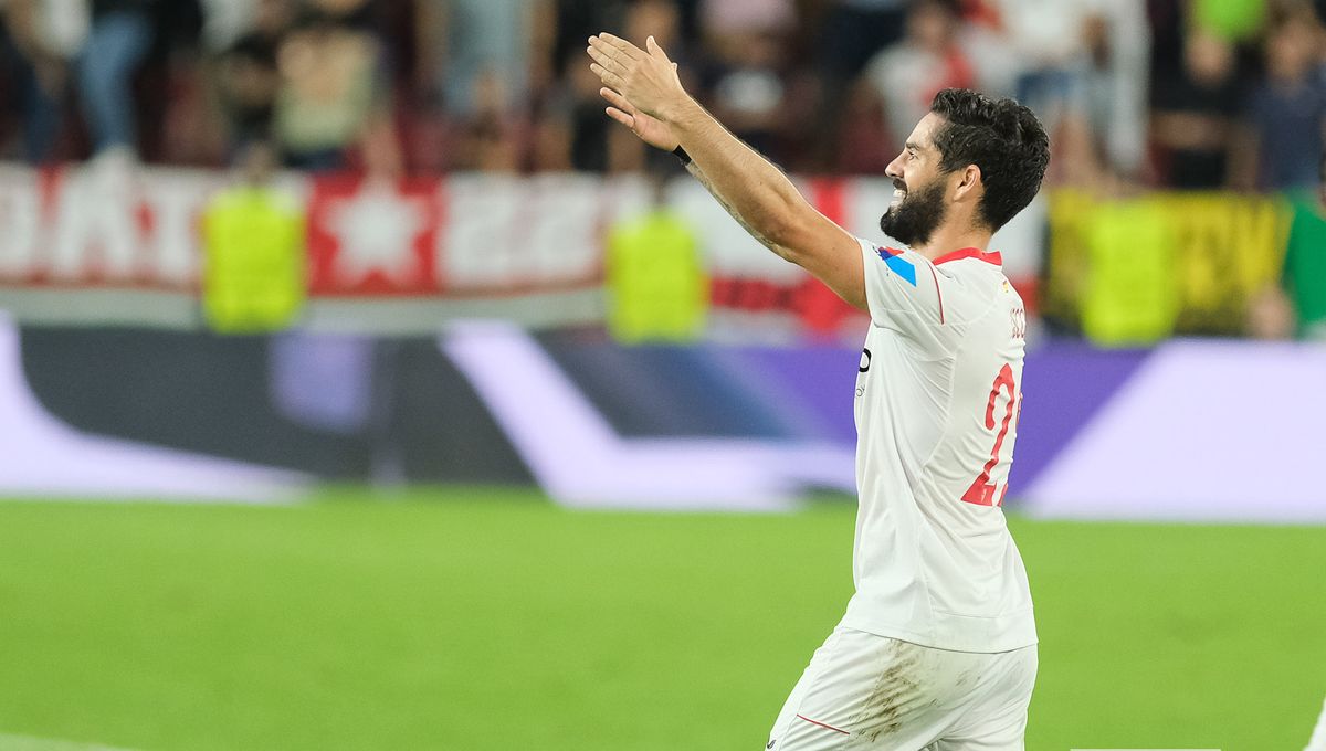 Isco vuelve a sonreír: victoria, MVP del Sevilla-Copenhague, golazo... "Tenía muchas ganas" 