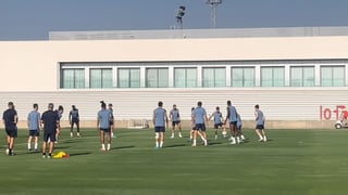 Isaac Romero regresa al grupo con un visible vendaje; Lucas Ocampos, la gran incógnita