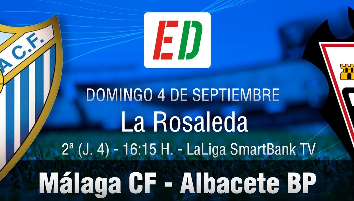 Málaga CF - Albacete: A por la primera alegría en casa (Previa y posibles onces)