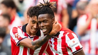 Selton y su rabona en el Athletic - Oviedo deja con la boca abierta a Iñaki Williams y Sancet