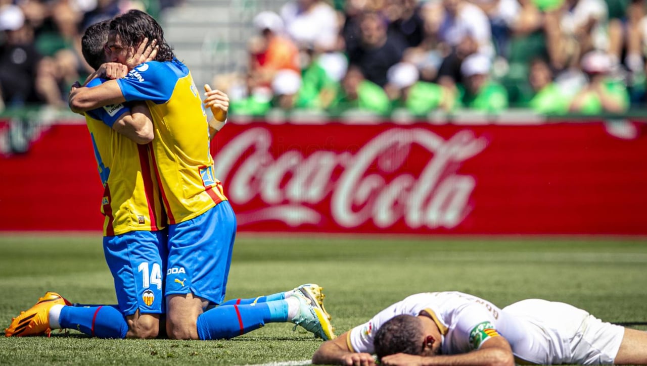 Elche 0-2 Valencia: Vuelve a sonreír a domicilio y a coger aire para salvarse