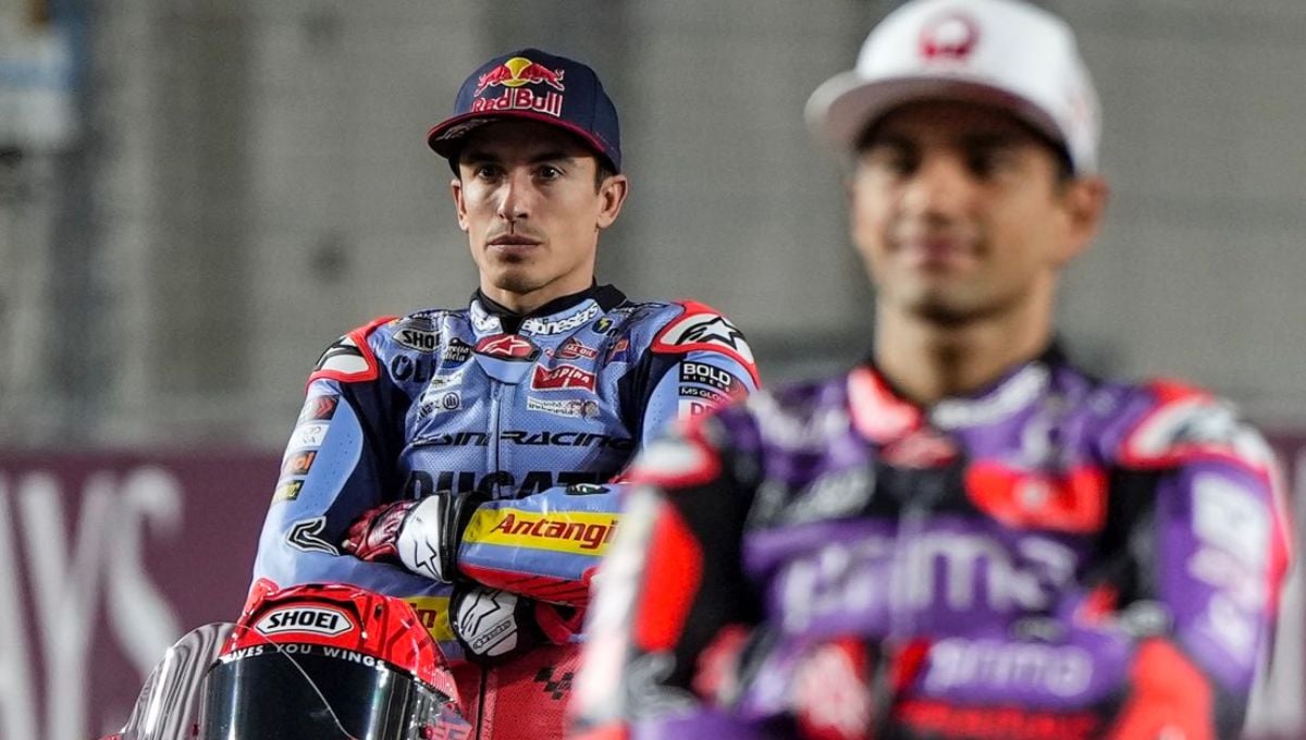 Marc Márquez se enfrenta al team manager de Ducati y le manda un aviso