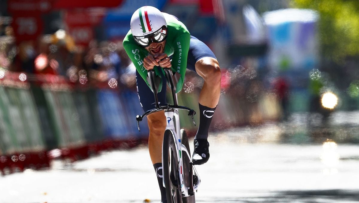 Ganna gana, Evenepoel toma posiciones y Ayuso sigue ahí en La Vuelta