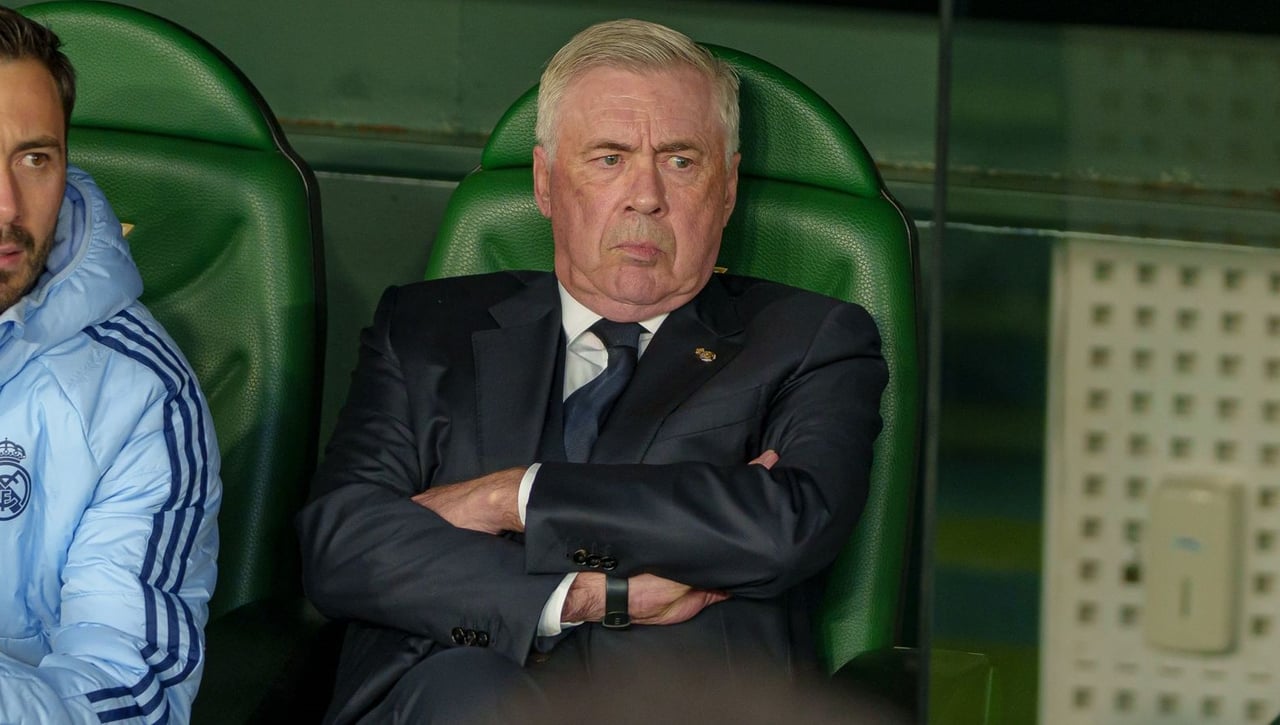 Ancelotti elogia al Betis y justifica el cambio de Mbappé