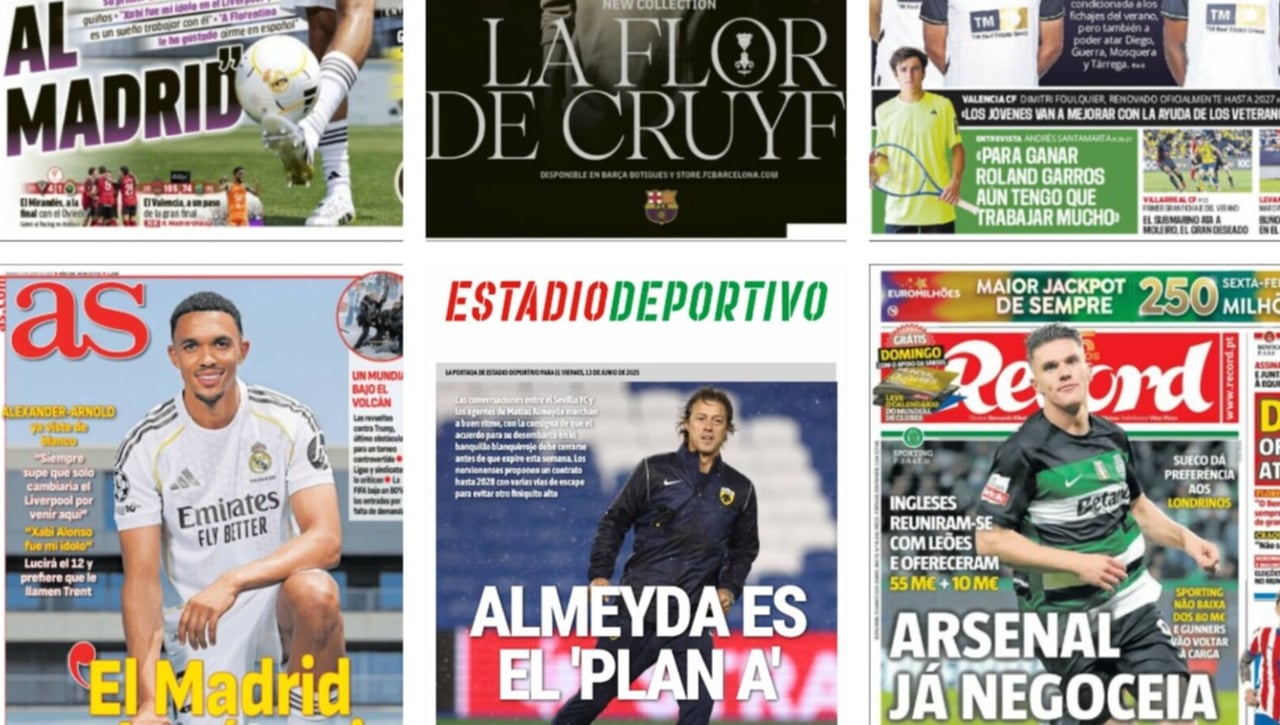 Alexander-Arnold, Almeyda cerca del Sevilla y el Mirandés sigue soñando... así vienen las portadas