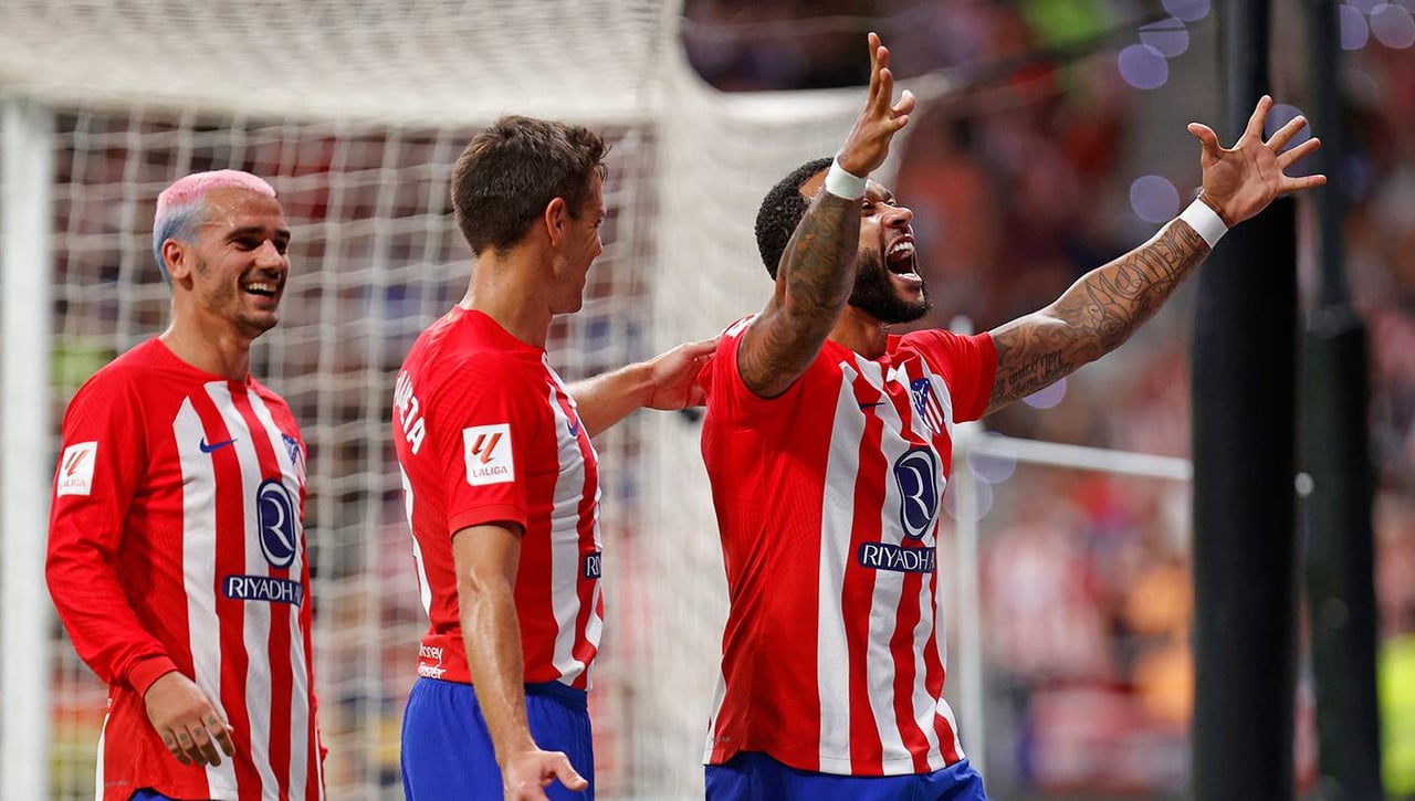 Atlético de Madrid 3-1 Granada: El Atlético se convierte en el primer líder tras golear a un digno Granada
