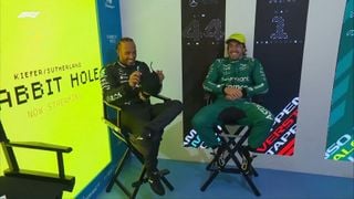 La reacción de Alonso al choque con Carlos Sainz