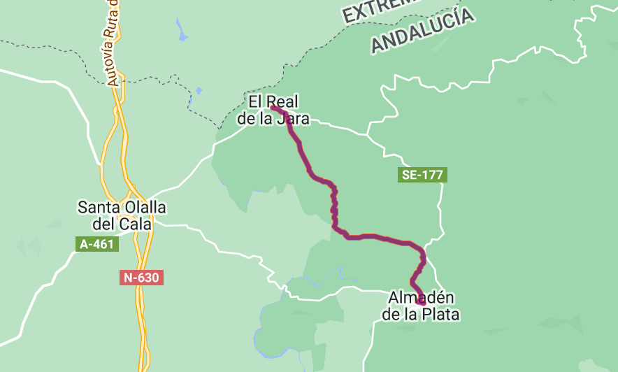 Real de la Jara- Almadén de la Plata: Etapa de media dificultad del Camino de Santiago