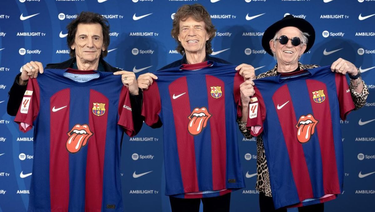 El precio de las camisetas del Barça y los Rolling Stones para El Clásico