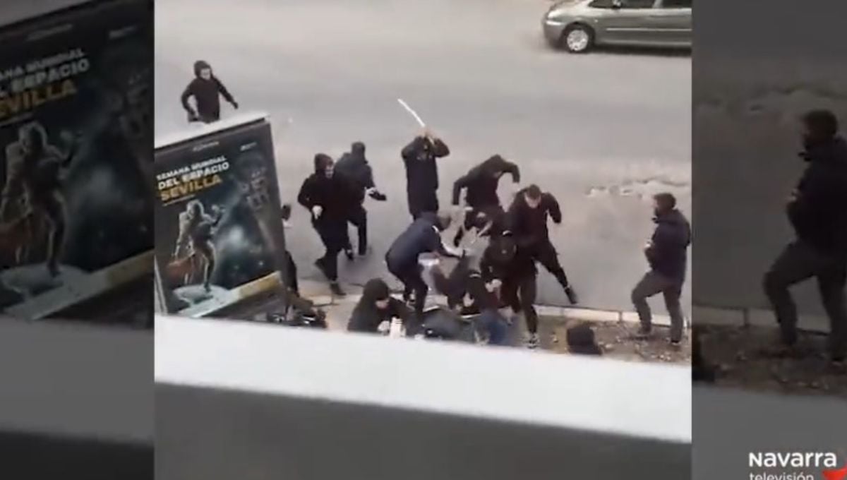 La Policía anuncia detenciones por la pelea entre ultras de Betis y Osasuna