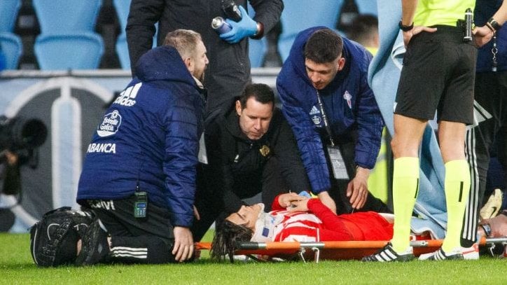 La espeluznante patada que llevó a Luka Romero al hospital 