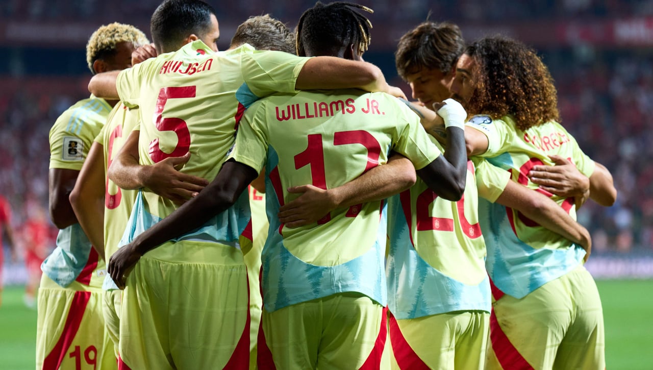 Así queda la clasificación al Mundial de 2026 tras la goleada de la Selección Española