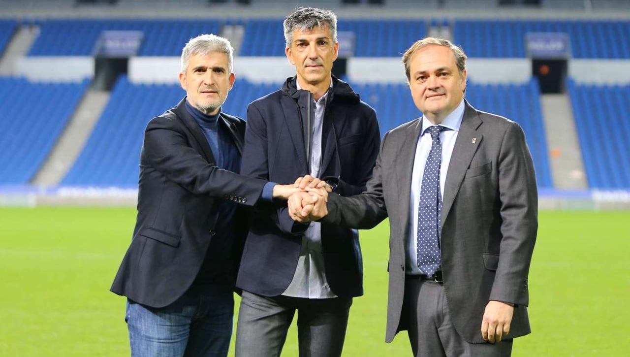 Aperribay y las intenciones de la Real Sociedad con Imanol Alguacil al acabar su contrato