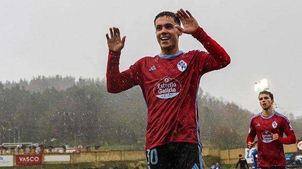 Peligra la continuidad de Hugo Sotelo en el Celta de Vigo