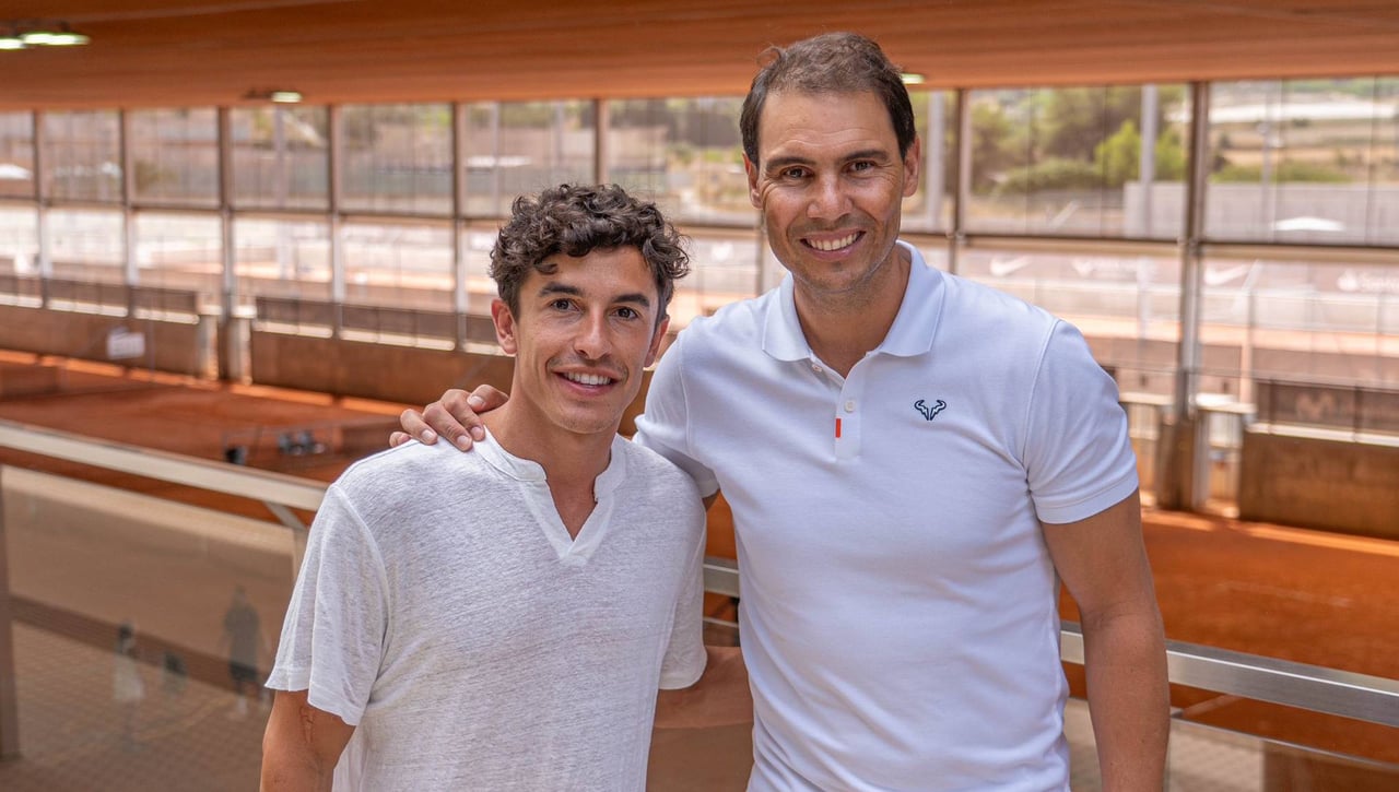 Rafa Nadal 'la lía' con su último mensaje a Marc Márquez
