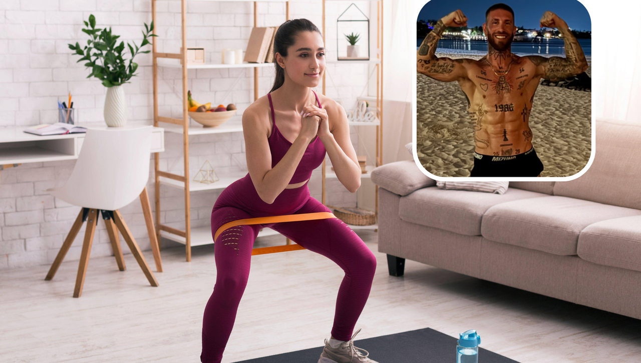 La rutina de Sergio Ramos que puedes hacer en casa: simple, económica y para todos