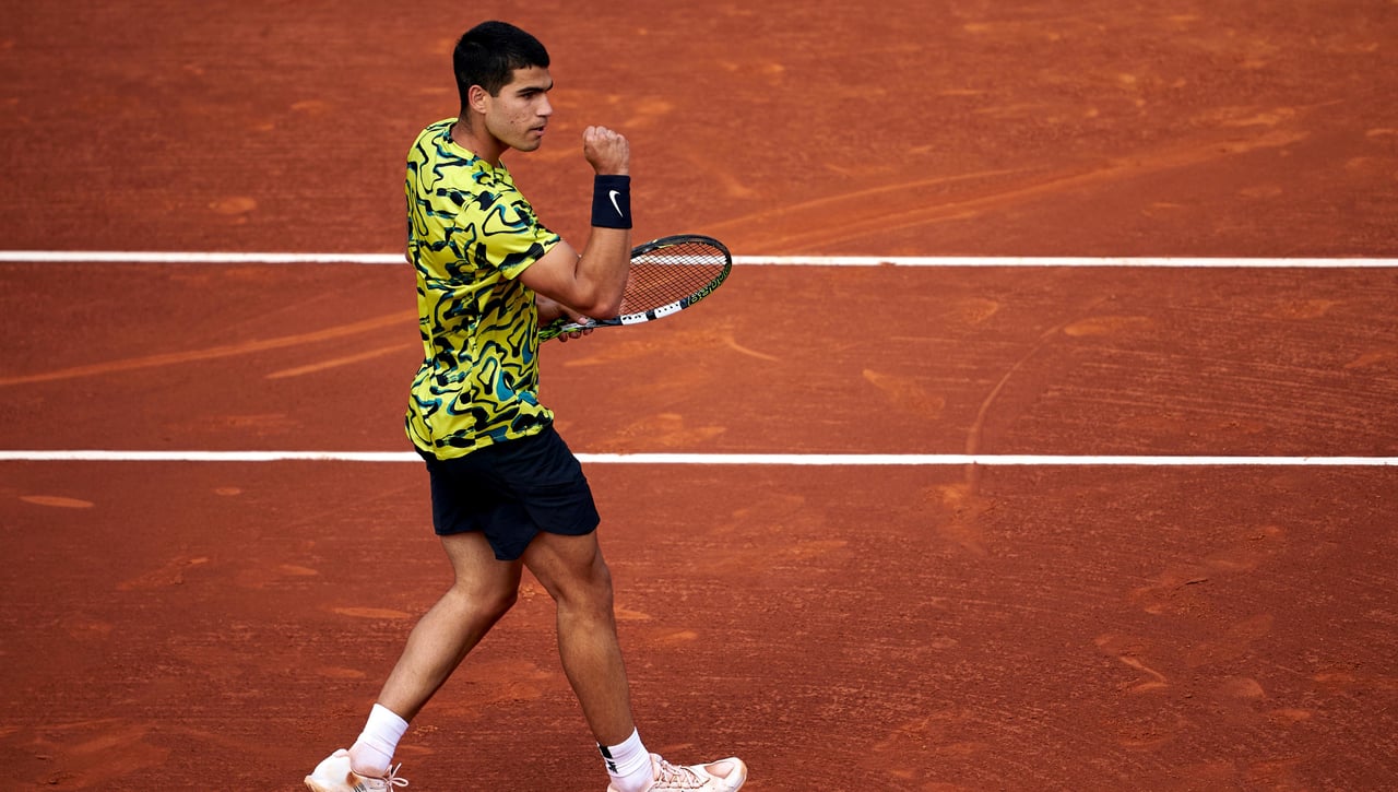 Trofeo Conde de Godó: Alcaraz, a 'semis' tras ganar a un combativo Davidovich