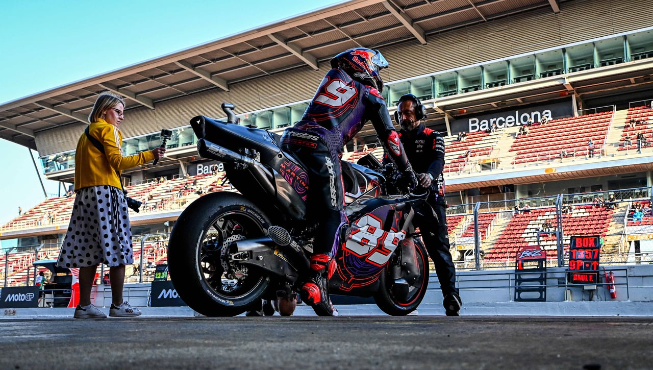 Jorge Martín ya deja buenas sensaciones con Aprilia