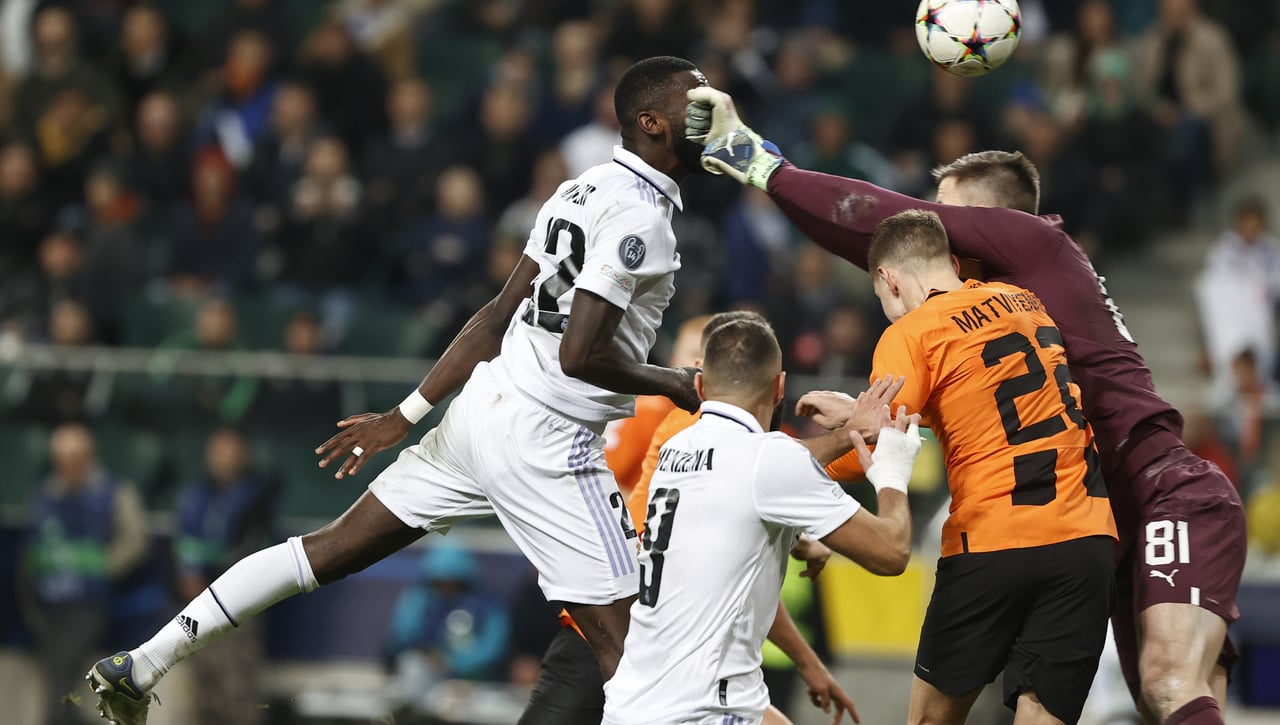 El golpe de Rudiger en el Shakhtar-Real Madrid que lo dejó a lo Viserys Targaryen