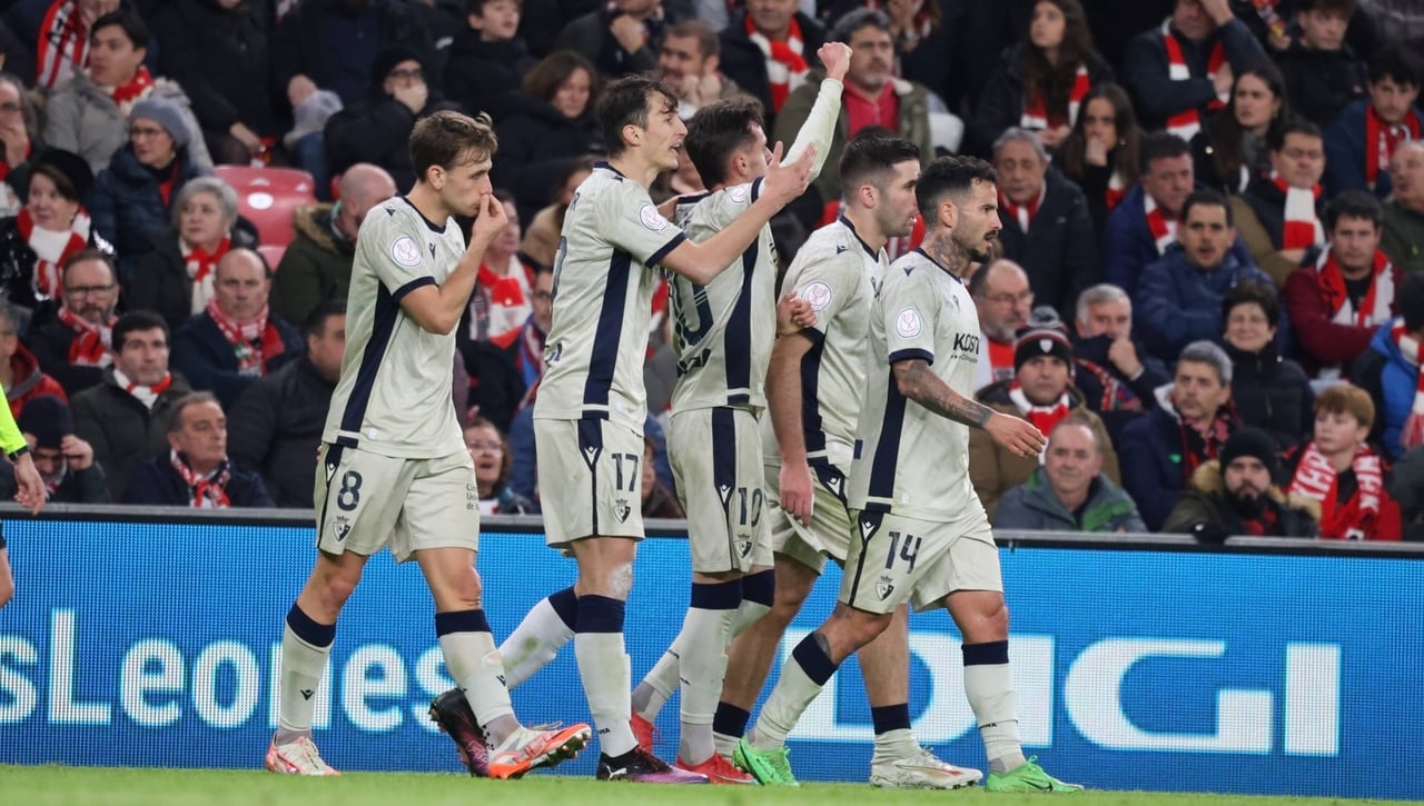 Athletic Club 2 - 3 Osasuna: Los rojillos ganan al vigente campeón