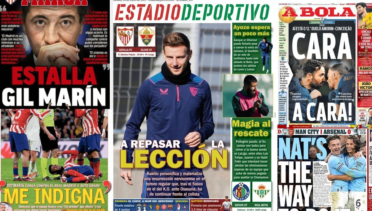 La lucha del Sevilla, la magia del Betis, Ayoze, Gattoni, Saúl... así vienen las portadas
