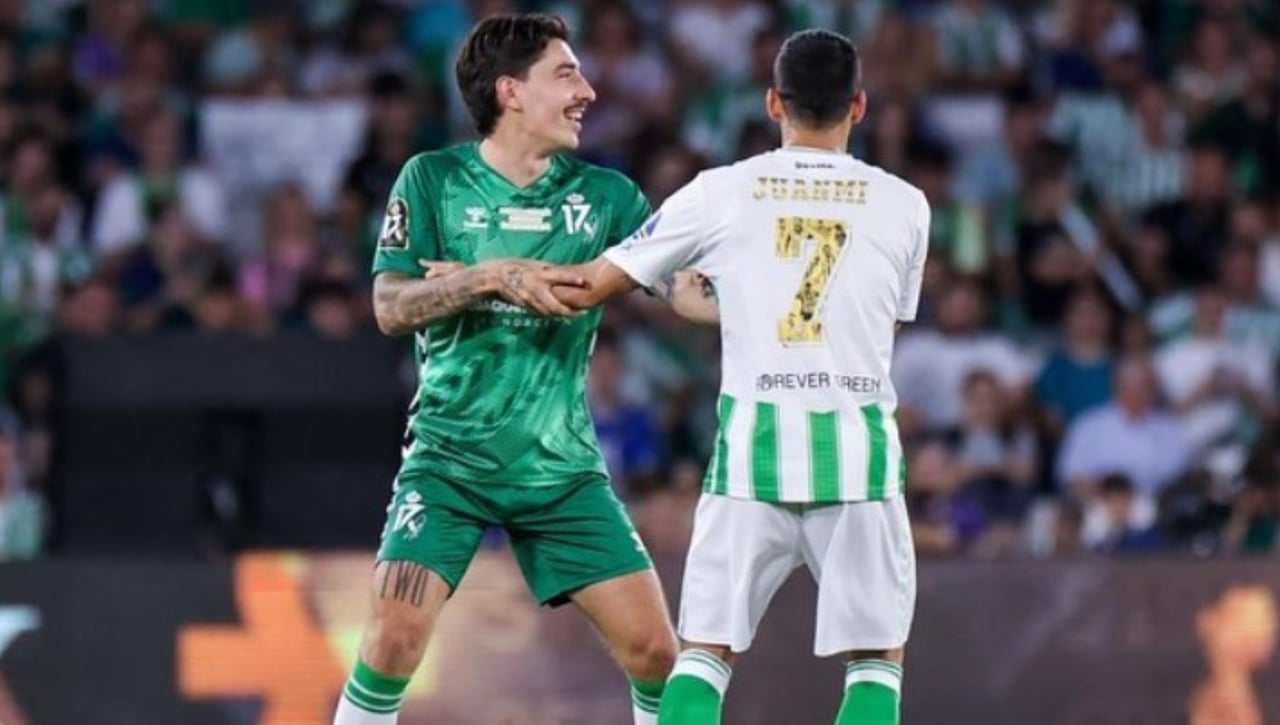 Betis: Héctor Bellerín, al caer