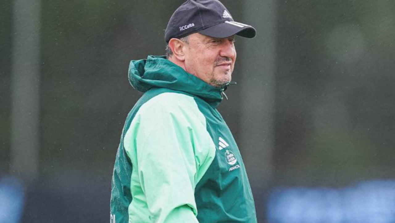 Rafa Benítez dicta sentencia con Aspas y Carles Pérez en el Celta